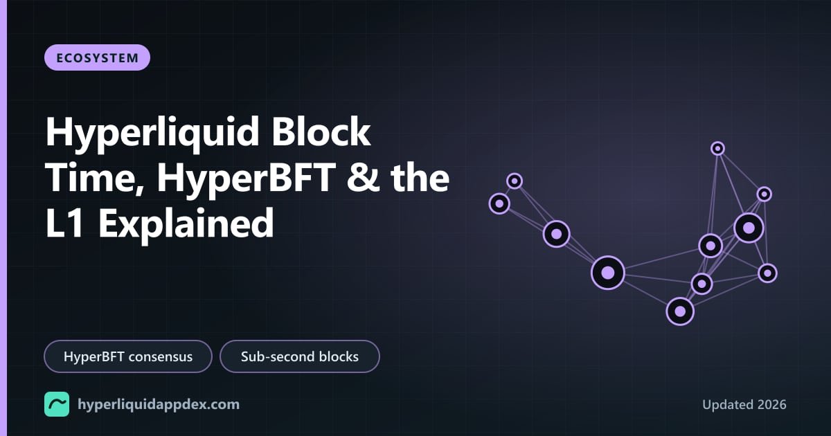 Hyperliquid Block Time, HyperBFT Consensus and the Hyperliquid L1 Explained: HyperCore, HyperEVM, Validators, Arbitrum Bridge and Launch Dates (2026)